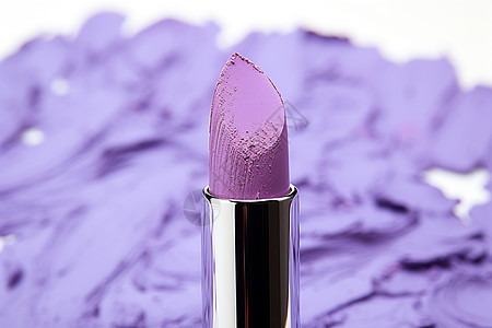 紫色的化妆品口红图片