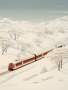 飞驰的火车背景图片