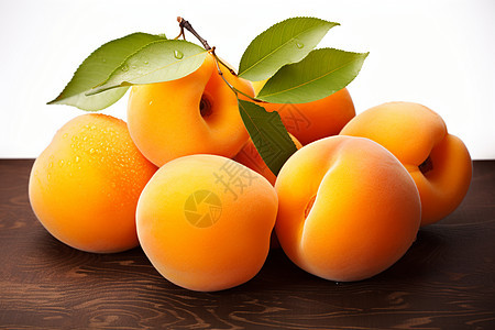 甜蜜多汁的杏子图片