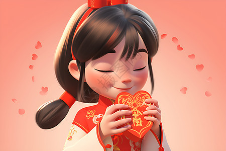 可爱的中式女孩图片