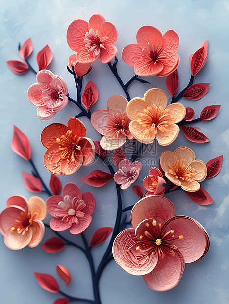 绚丽独特的花朵装饰品图片