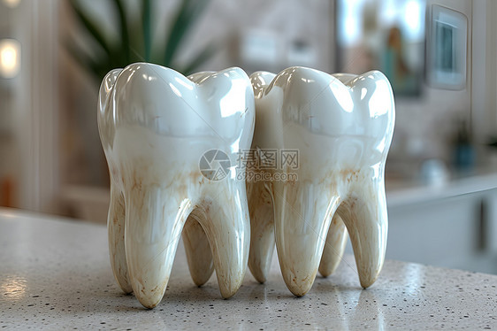 设计的牙齿模型图片