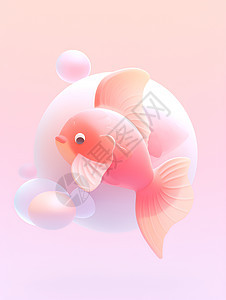 可爱气泡鱼图片