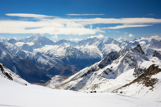 雪山壮丽美景图片