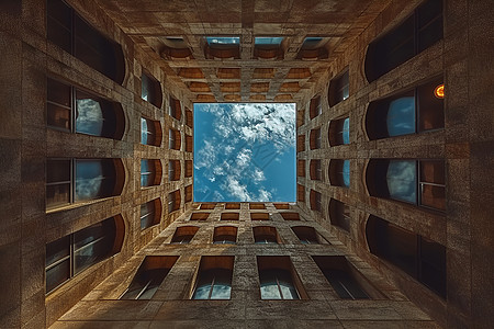 建筑的立体视角图片