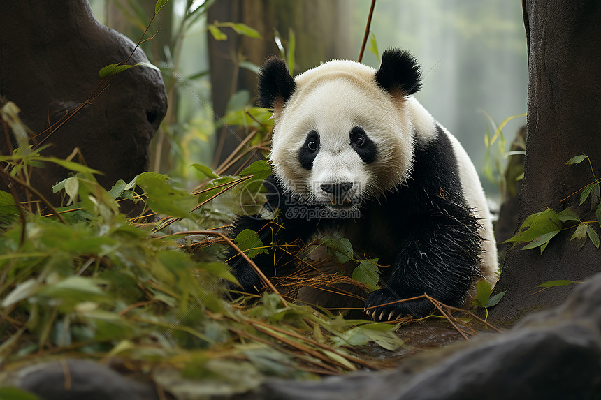 可爱的国宝熊猫图片