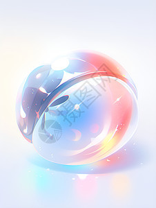 透明的玻璃圆球图片