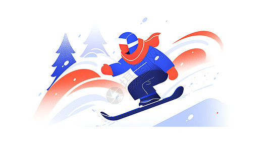 滑雪的运动男性图片