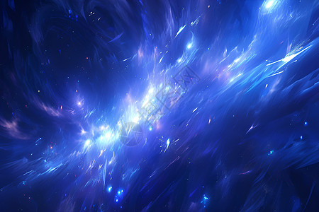 蓝色星河的光图片