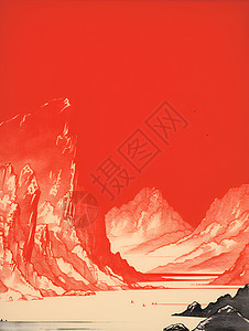 红云山脉图片