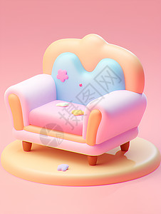 梦幻的沙发背景图片