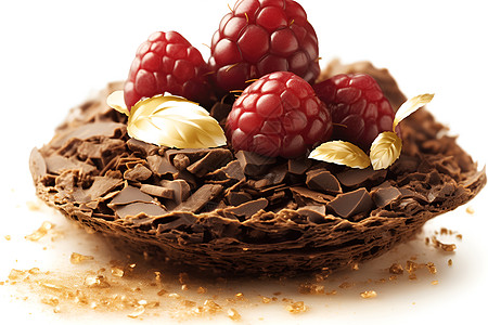 巧克力甜品背景图片