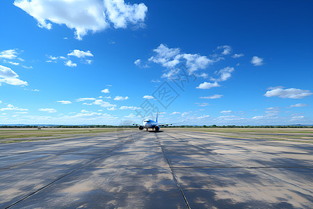 机场地面跑道上的飞机背景