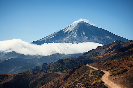 美丽的雪山风景图片