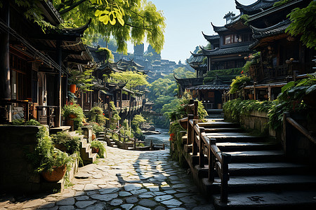 江南古镇的美景图片