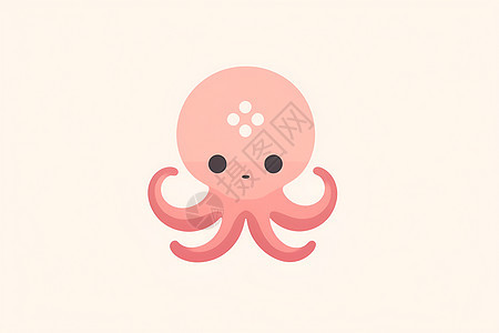 粉色章鱼图片