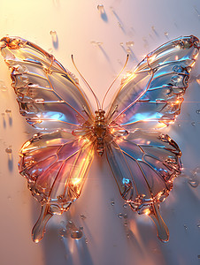五彩斑斓的蝴蝶背景图片