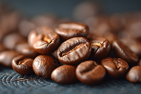 咖啡和咖啡豆咖啡豆的香气背景