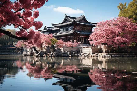 复古的建筑风景图片