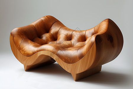 木质家具艺术感的脚凳背景