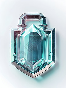 翡翠水晶锁背景图片