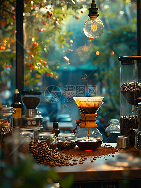 咖啡的制作图片