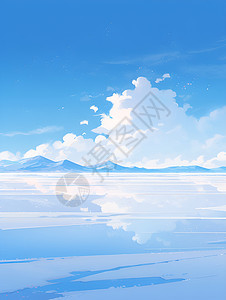 湖泊静影美景图片