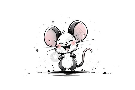 快乐的小老鼠图片