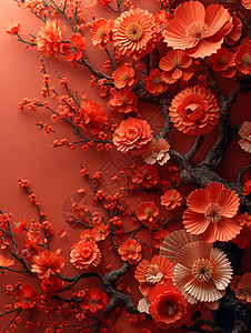 艺术花朵背景背景图片