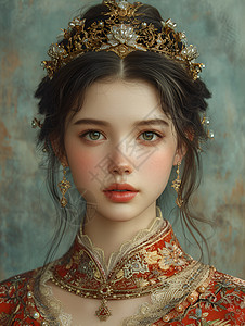 优雅美丽的贵族女子图片