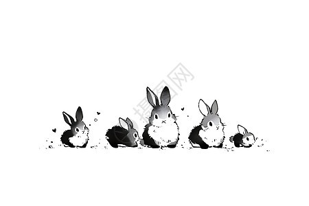 兔宝宝欢乐家族背景图片