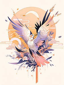 中国神话图案之鸟图片
