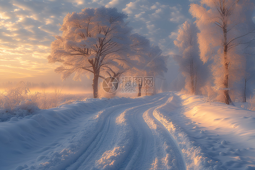 雪白大地图片