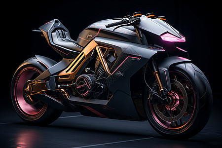 先进科技的新能源摩托车图片