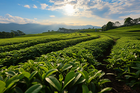 田园山色背景