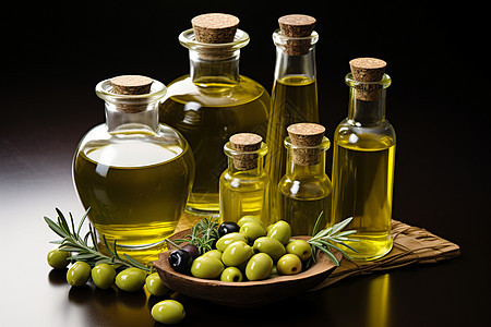 新鲜的橄榄油图片
