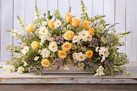温馨的鲜花礼盒图片
