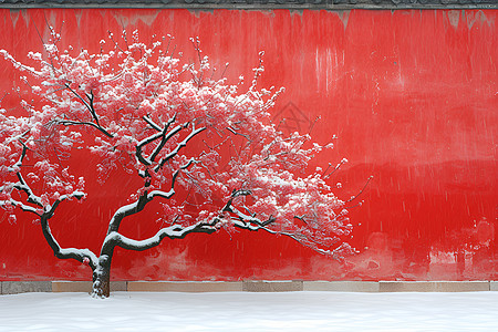 皇家禅意雪中美景高清图片