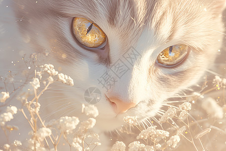 黄瞳猫咪图片