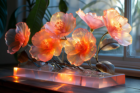 玻璃花之美图片