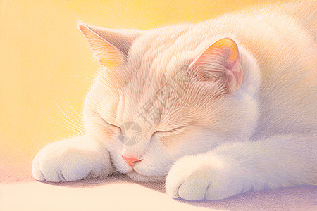 休息的英短猫图片