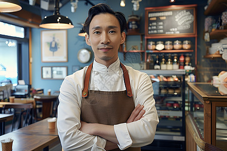 男士皮鞋店里的男士背景