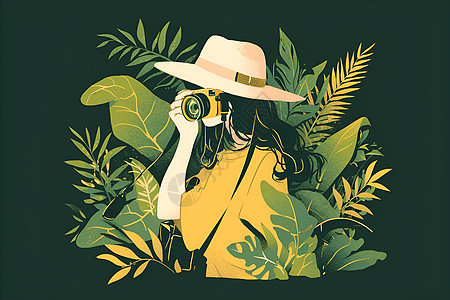 丛林女子图片