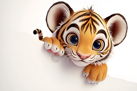 可爱的小老虎图片