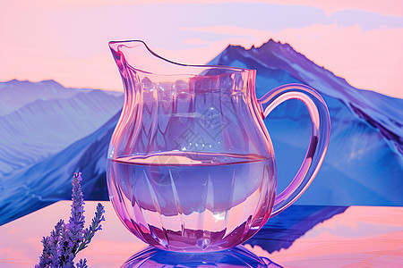 幻境中的紫色水罐图片
