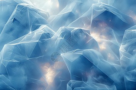 冰雾中的幻影图片
