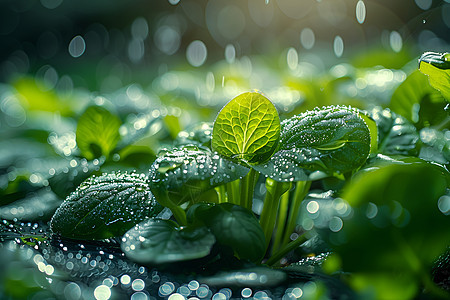 种植的绿色蔬菜图片