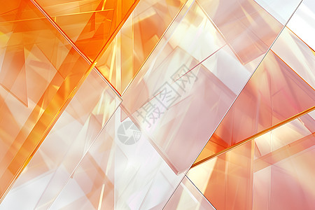 抽象水晶立方构图图片