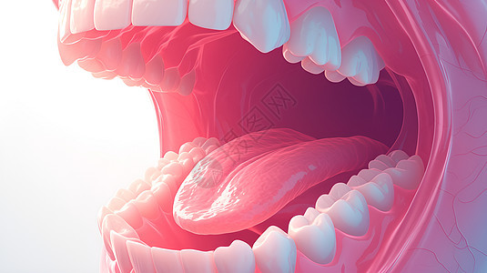 口腔牙齿背景图片