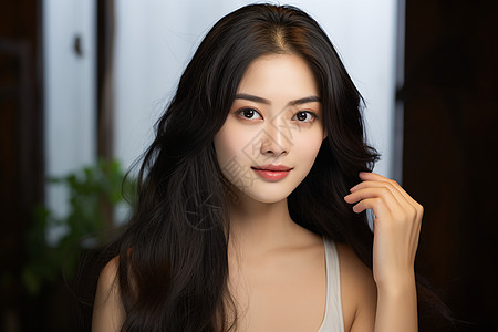 美丽年轻的亚洲女性图片